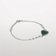 Verdure Heartshine Silver Bracelet in 92.5 Silver