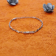RectaLink Radiant Silver Bracelet in 92.5 Silver