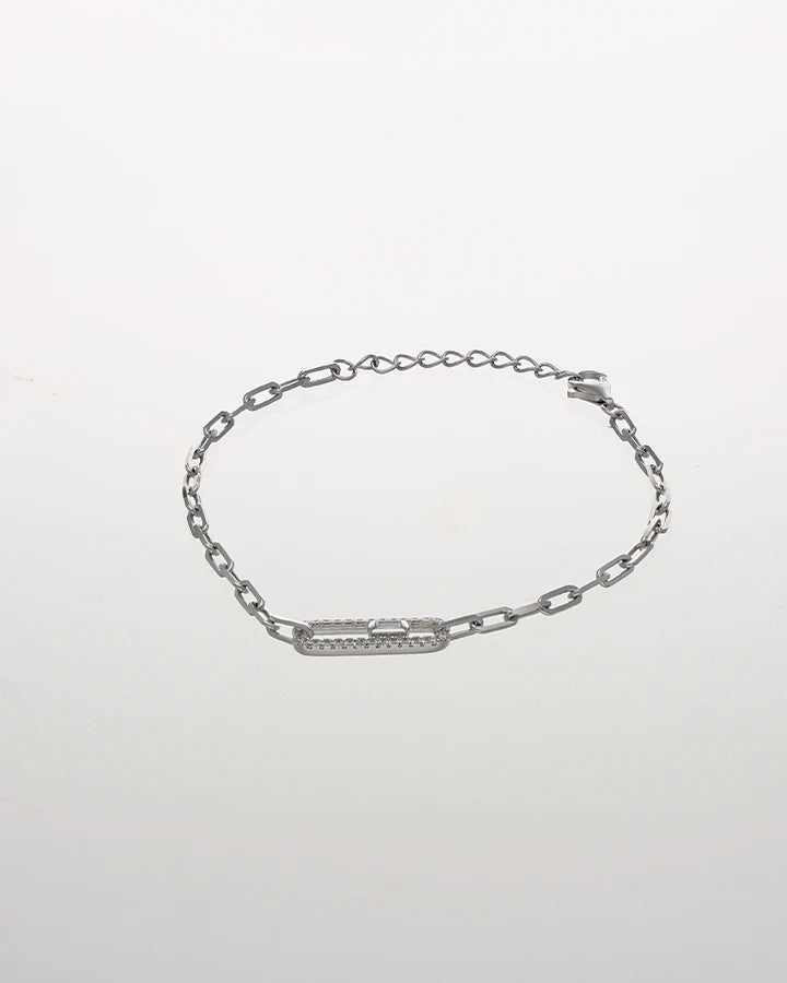 RectaLink Radiant Silver Bracelet in 92.5 Silver