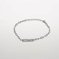 RectaLink Radiant Silver Bracelet in 92.5 Silver