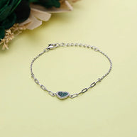 Heartbloom Verdure Link Bracelet in 92.5 Silver
