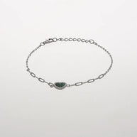 Heartbloom Verdure Link Bracelet in 92.5 Silver