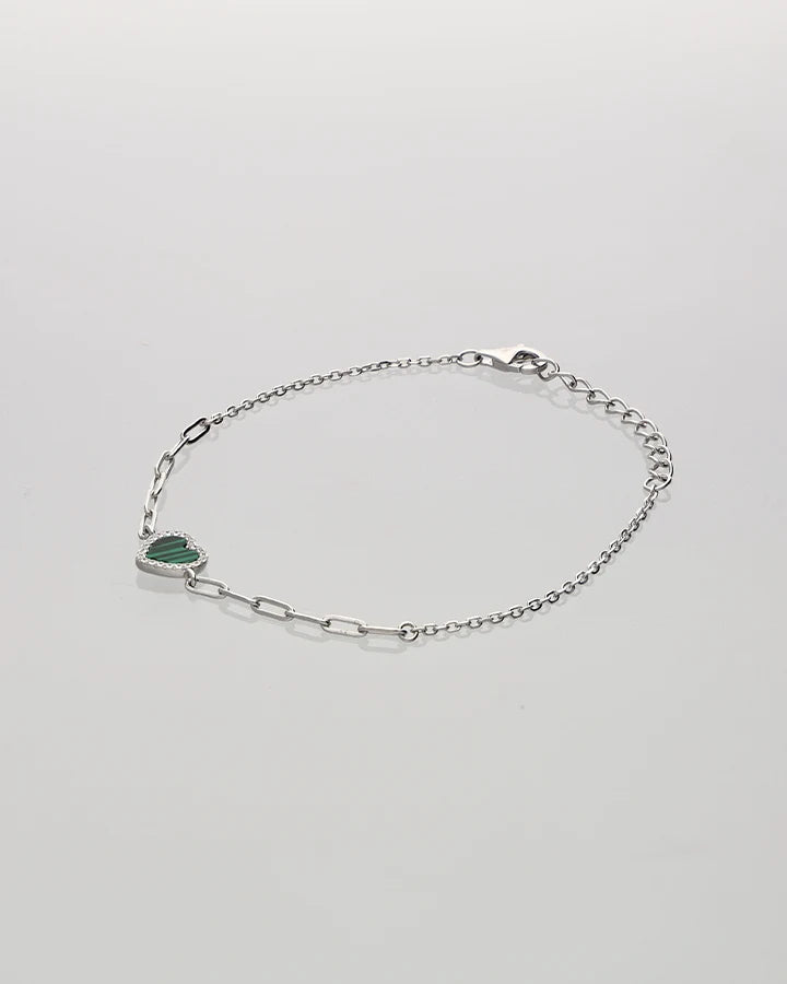Heartbloom Verdure Link Bracelet in 92.5 Silver