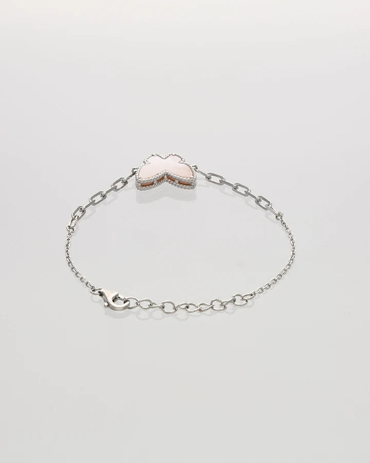 Pearlwing Butterfly Charm Bracelet in 92.5 Silver
