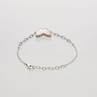 Pearlwing Butterfly Charm Bracelet in 92.5 Silver
