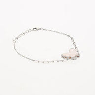 Pearlwing Butterfly Charm Bracelet in 92.5 Silver