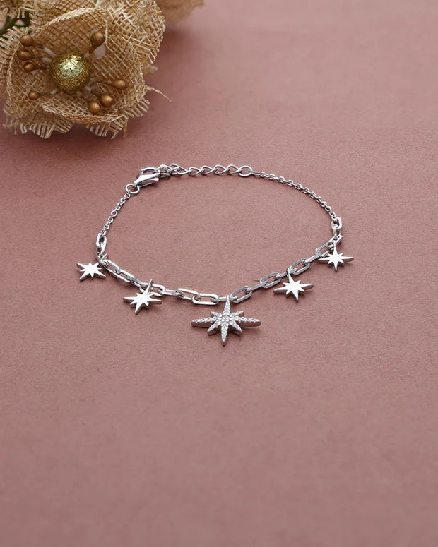 Starling Frost Link Bracelet in 92.5 Silver