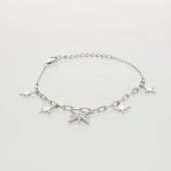 Starling Frost Link Bracelet in 92.5 Silver