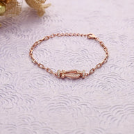 Rosavera Spark Link Bracelet in 92.5 Silver