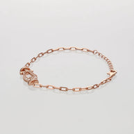 Rosavera Spark Link Bracelet in 92.5 Silver