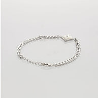 Celestia Pearl Cuban Bracelet in 92.5 Silver