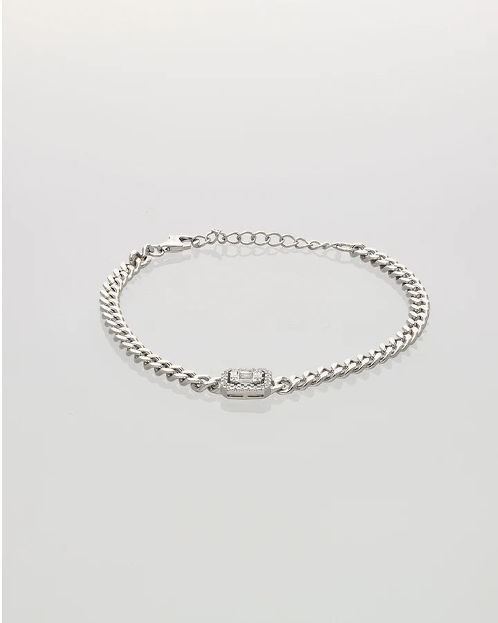 Link Bracelet in 92.5 Silver