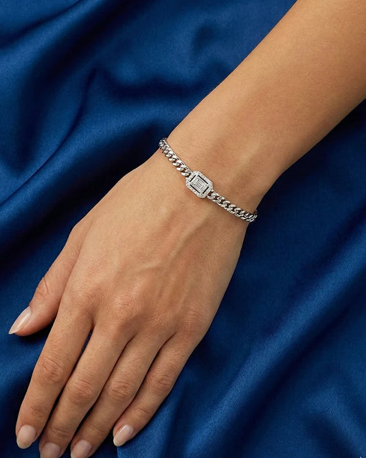 Link Bracelet in 92.5 Silver