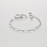 Smiley Glow Link Bracelet in 92.5 Silver