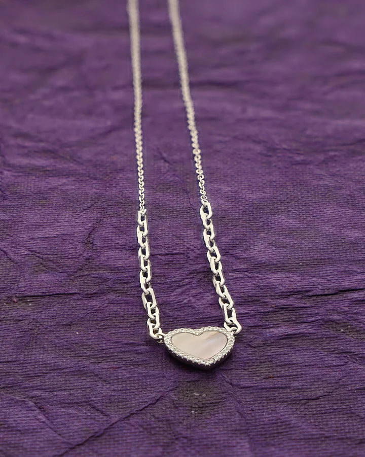 Heartlume Enamel Chain in 92.5 Silver