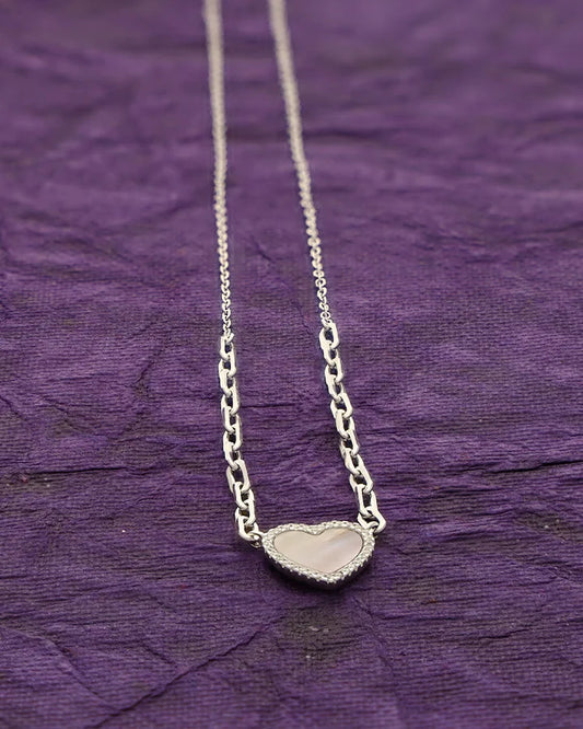 Heartlume Enamel Chain in 92.5 Silver