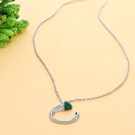 Myra Crescent Whisper Chain in 92.5 Silver