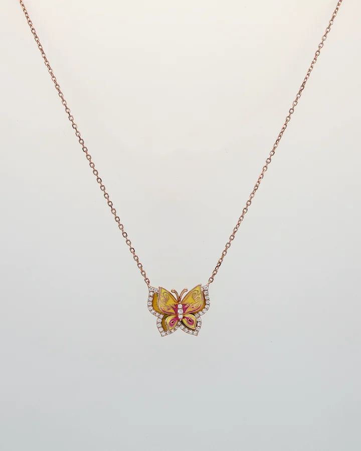 Solara Lemon Flutter Chain in 92.5 Silver