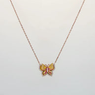 Solara Lemon Flutter Chain in 92.5 Silver