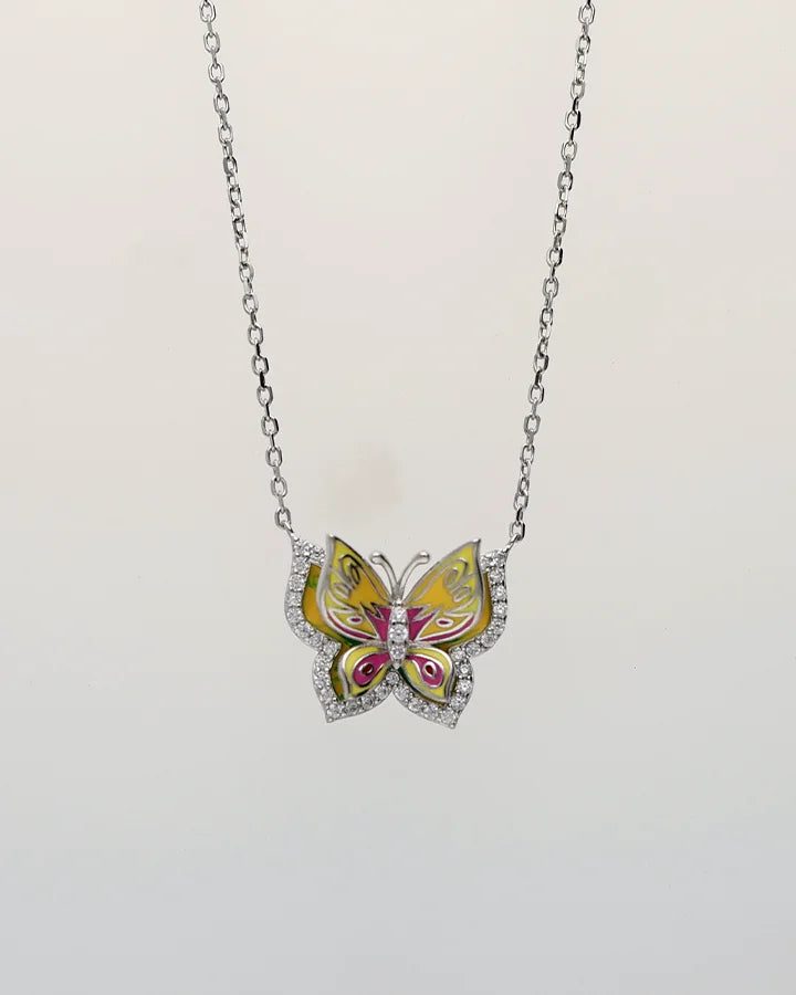 Maribel Sunlit Wing Chain in 92.5 Silver