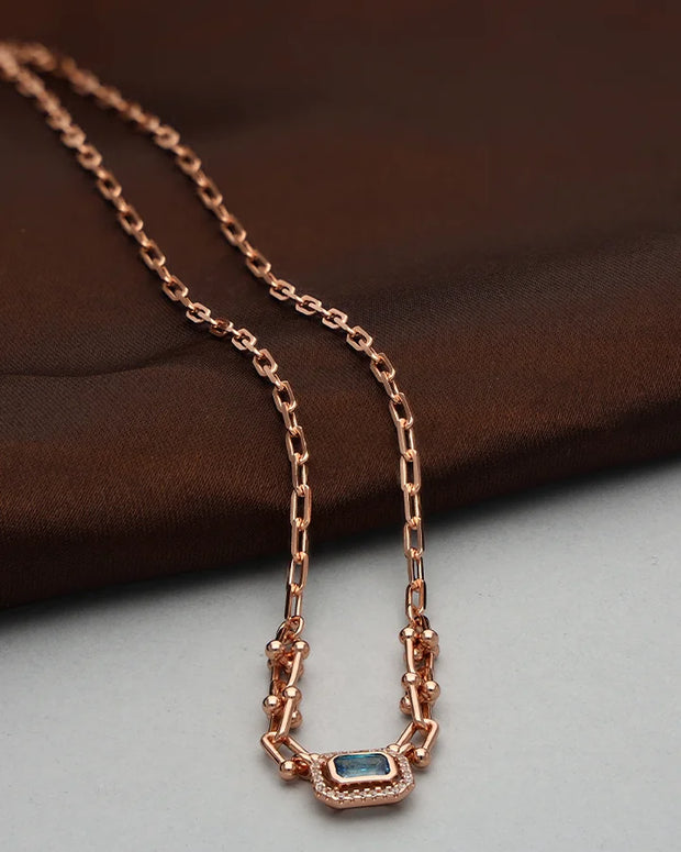 Cerulea Link Gleam Chain  in 92.5 Silver