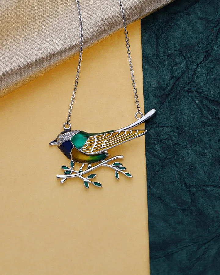 Aviora Multihue Bird Chain in 92.5 Silver