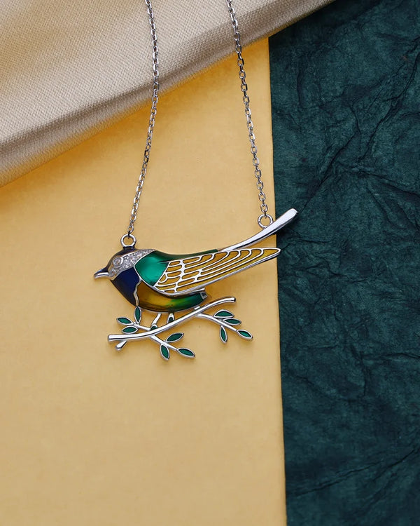 Aviora Multihue Bird Chain in 92.5 Silver