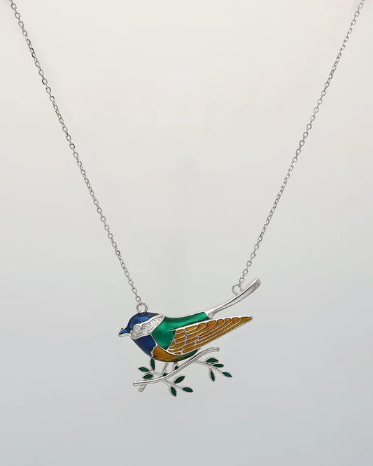 Aviora Multihue Bird Chain in 92.5 Silver