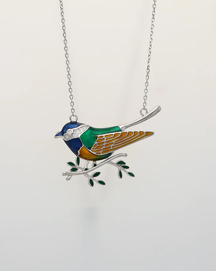 Aviora Multihue Bird Chain in 92.5 Silver