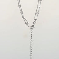 Seren Dual Charm Layers Chain in 92.5 Silver
