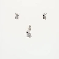 Bunny Bliss Pendant Set in 92.5 Silver