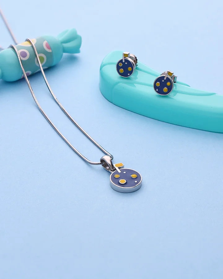 Fruity Spark Pendant Set in 92.5 Silver