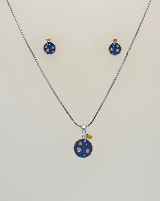 Fruity Spark Pendant Set in 92.5 Silver