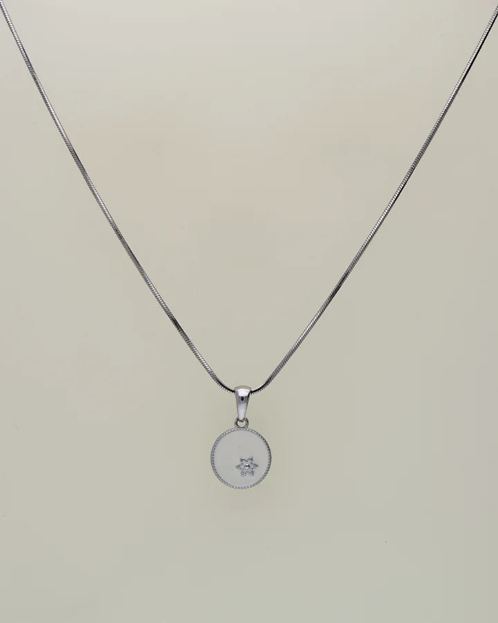 GleamWhite Pendant Set in 92.5 Silver