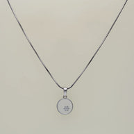 GleamWhite Pendant Set in 92.5 Silver