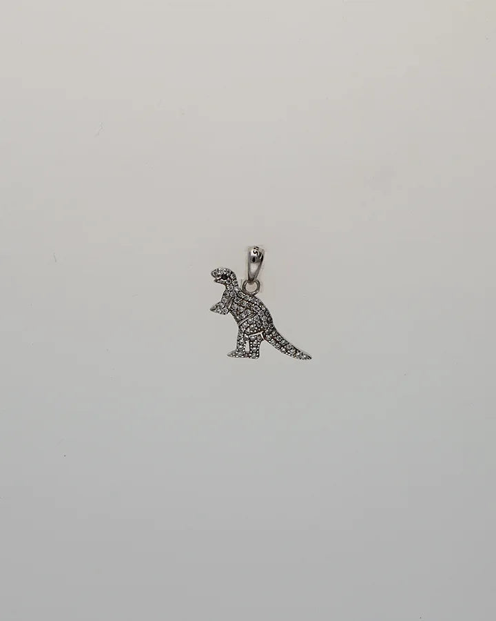 Dino Shimmer Pendant Set  in 92.5 Silver