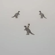 Dino Shimmer Pendant Set  in 92.5 Silver