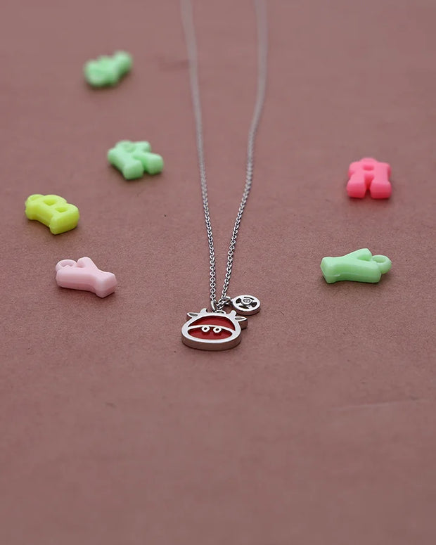 Scarlet Cow Pendant Set in 92.5 Silver