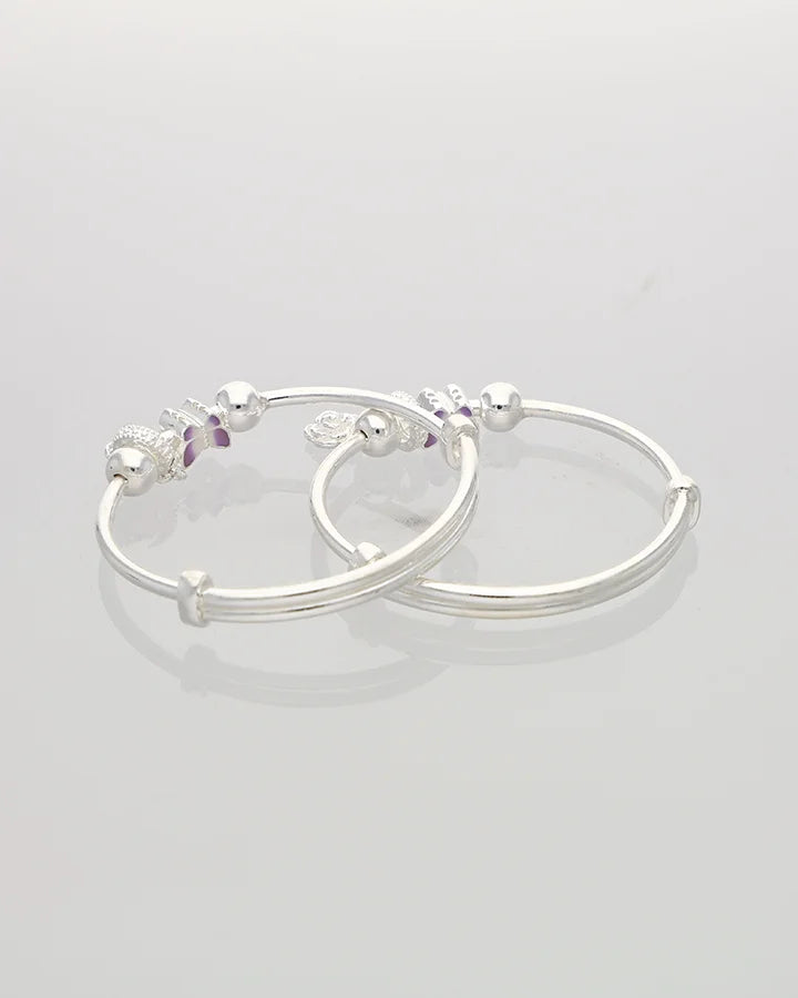 Butterfly Bloom Baby Kadli in 92.5 Silver