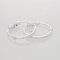 Butterfly Bloom Baby Kadli in 92.5 Silver