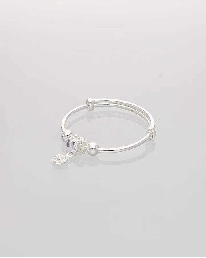 Butterfly Bloom Baby Kadli in 92.5 Silver