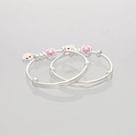 Kitty Blossom Baby Kadli in 92.5 Silver