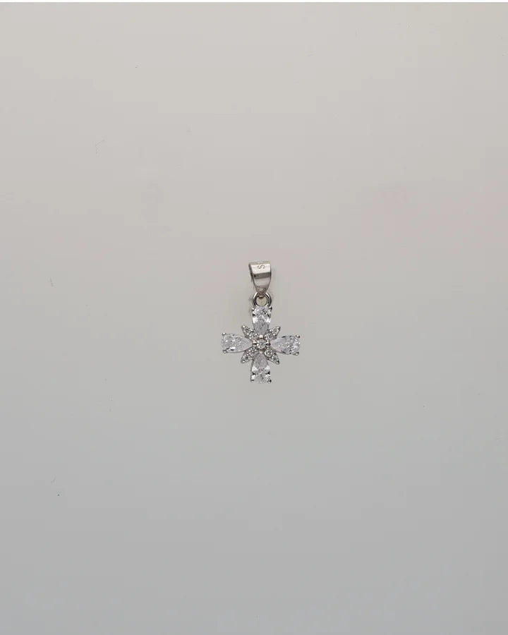 Butterfly Radiance Pendant Set in 92.5 Silver