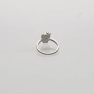 Hello Kitty Pink Enamel Baby Ring in 92.5 Silver