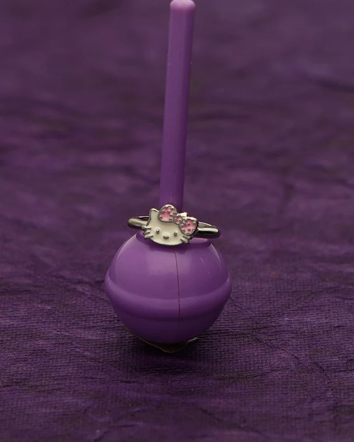 Enchanted Cat Baby Ring  in 92.5 Silver