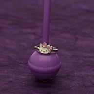 Enchanted Cat Baby Ring  in 92.5 Silver