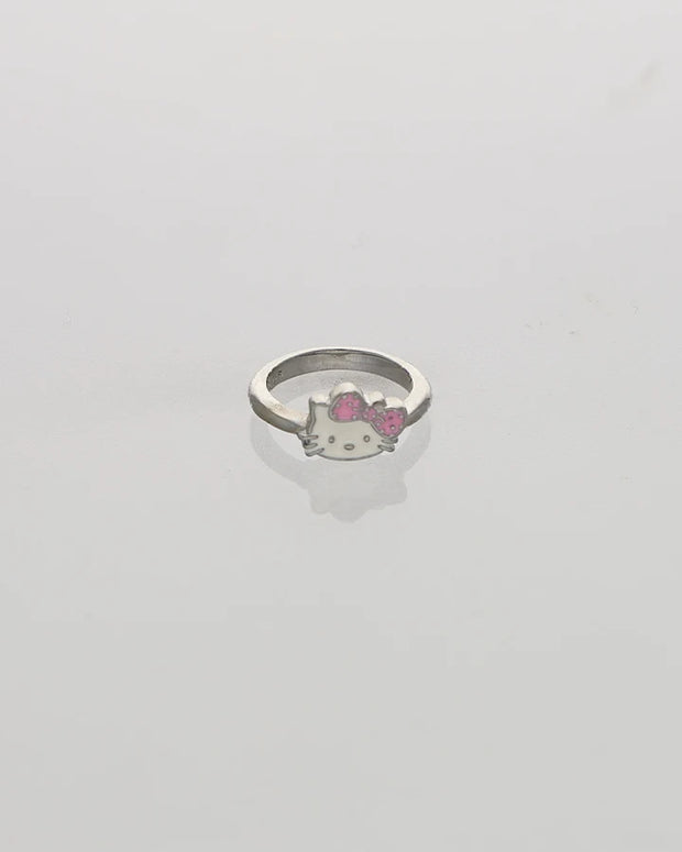 Enchanted Cat Baby Ring  in 92.5 Silver