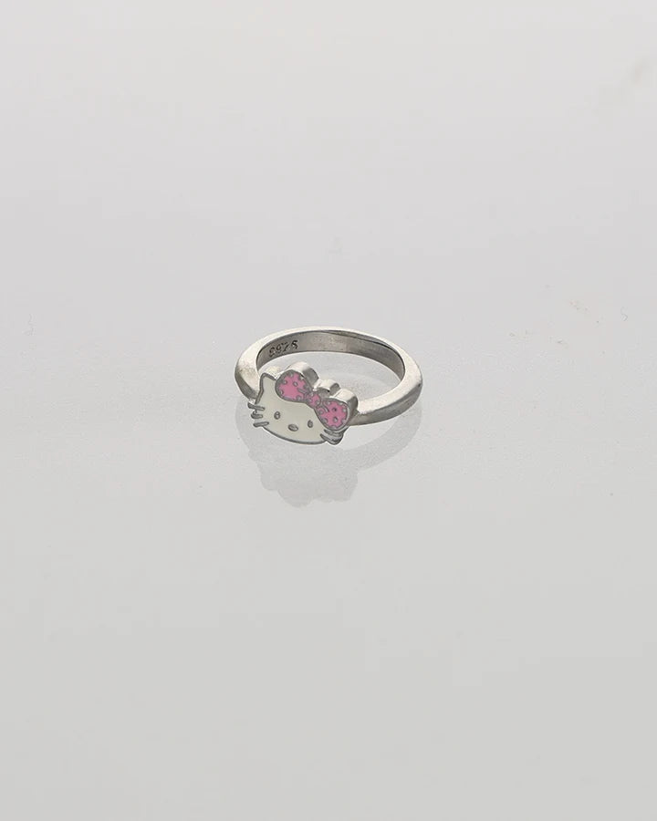 Enchanted Cat Baby Ring  in 92.5 Silver