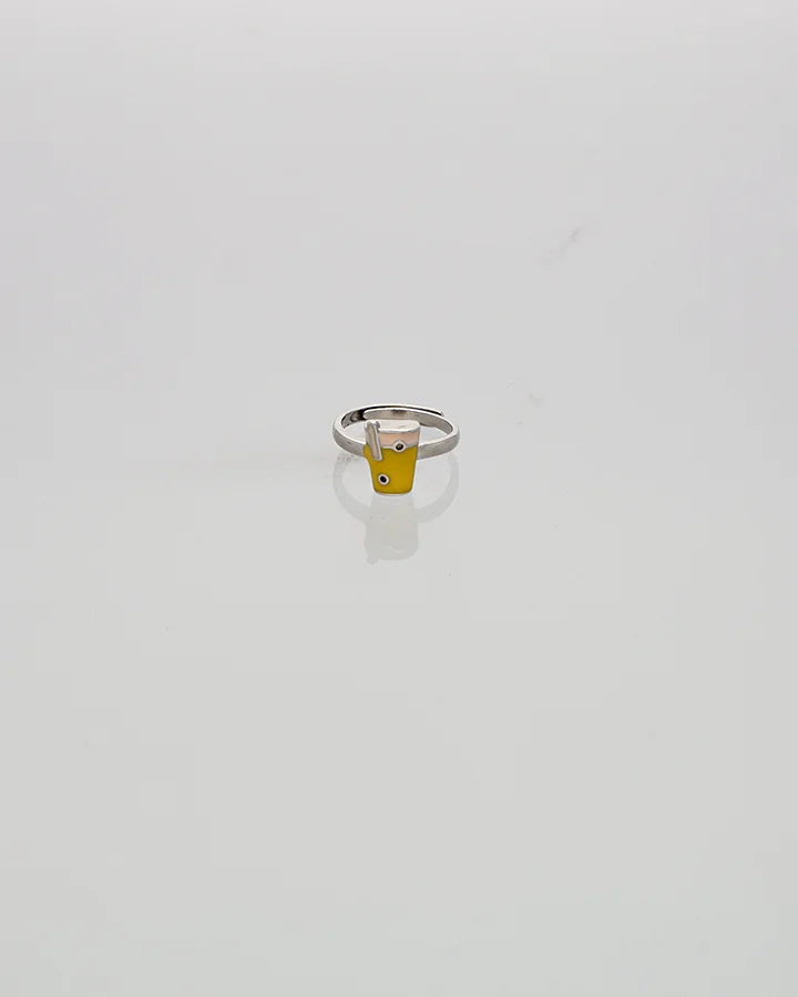 Mini Mug Fun Baby Ring in 92.5 Silver