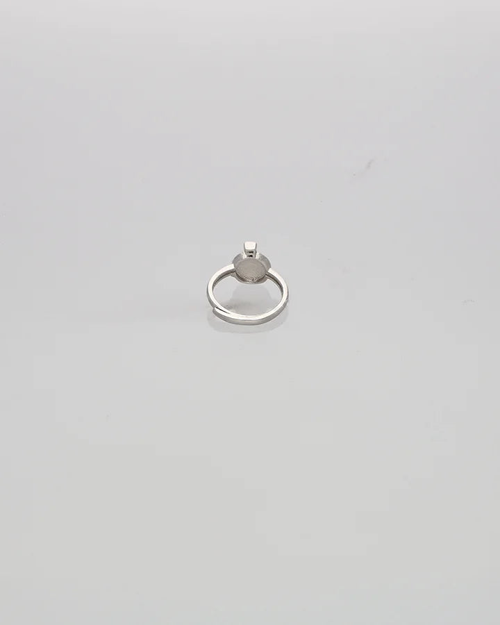 Blue Golfer Baby Ring in 92.5 Silver